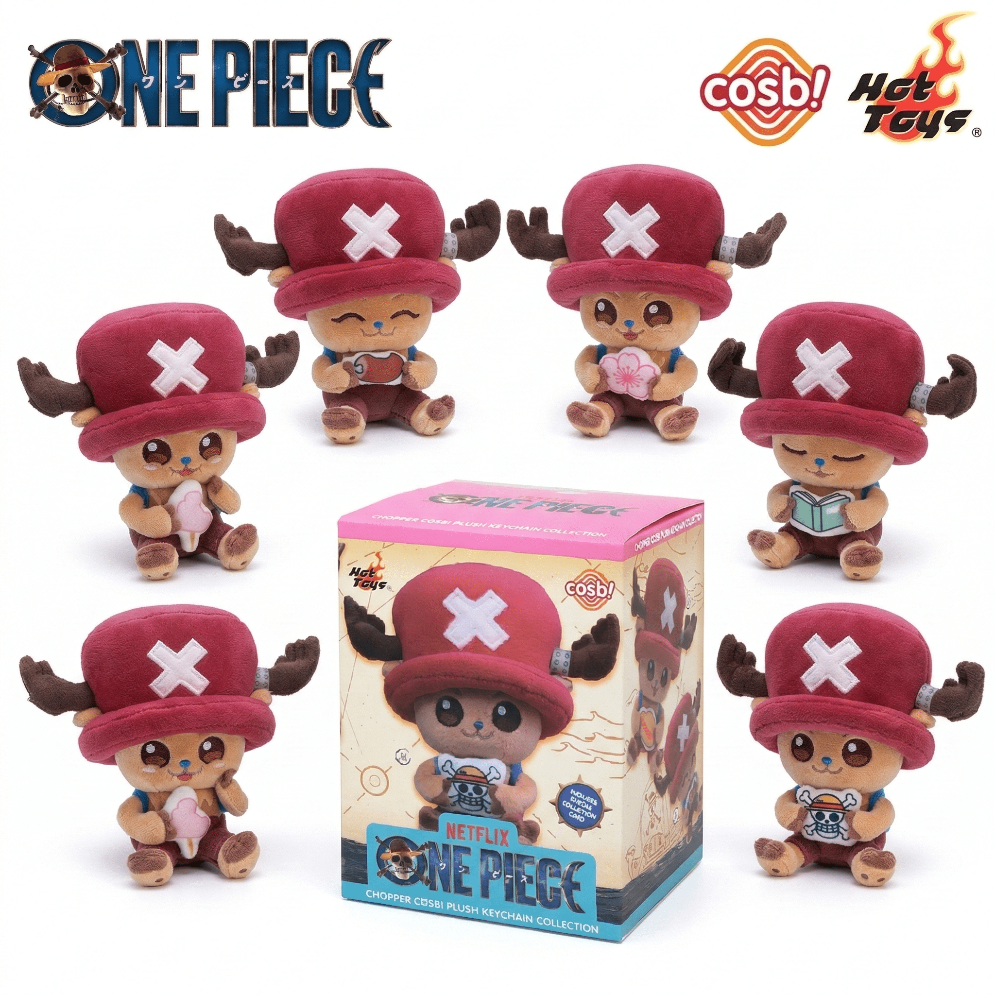 Hot Toys Cosbi One Piece Chopper Plush Keychain